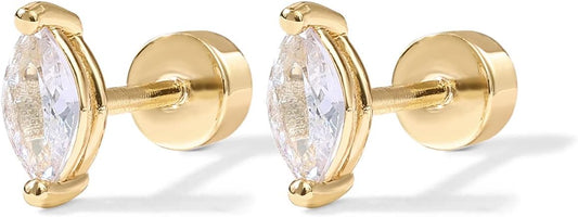 Pear Cut Studs | Kulta
