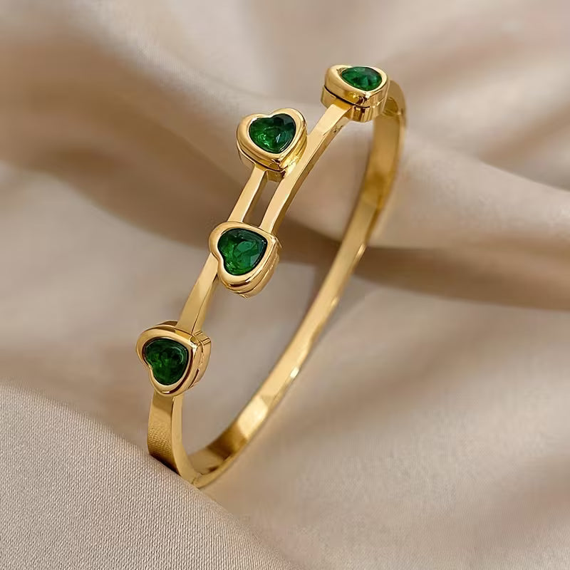 Verde Sydämet Rannekoru | Kulta