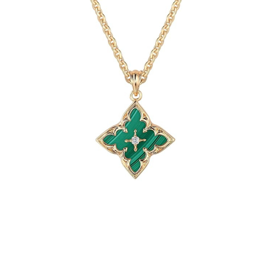 Smaragdi Clover Pendant Kaulakoru | Kulta