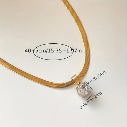 Elegant Rhinestone Pendant Kaulakoru | Kulta