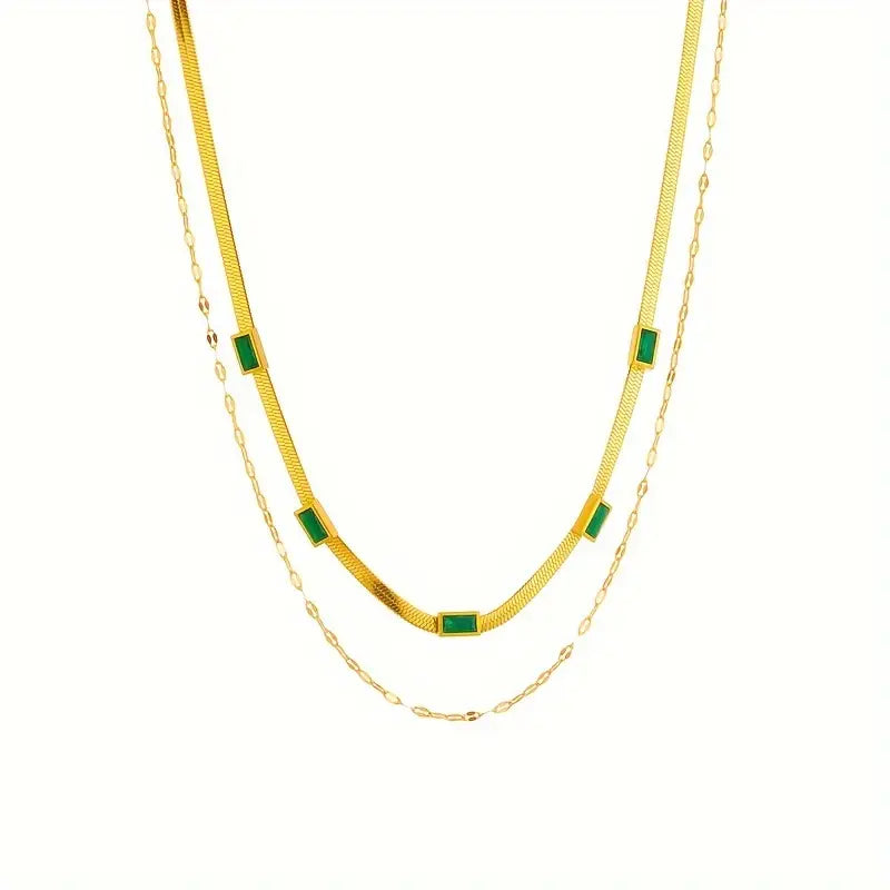Sister Gem Double-Layer Retro Kaulakoru | Kulta
