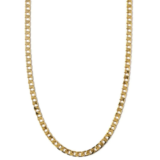 Flat Link Curb Chain Kaulakoru | Kulta
