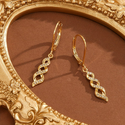 Shimmer Twist Ava Korvakorut | Kulta