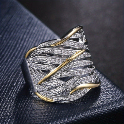 Hopea and Kulta Woven Band Sormus