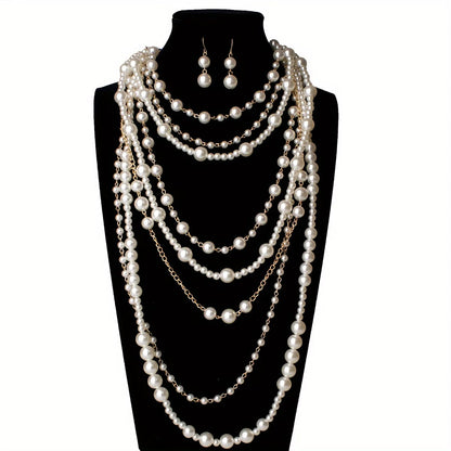 Boho Multi-Layered Helmi Statement Setti