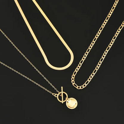 Savira Textured Coin Layered Kaulakoru | Kulta
