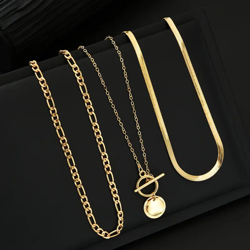 Savira Textured Coin Layered Kaulakoru | Kulta