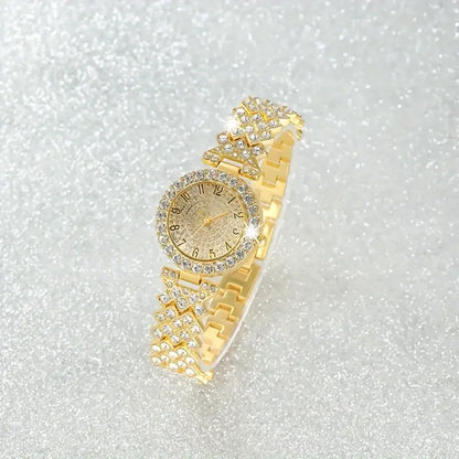 Luxe Radiance Kulta Watch & Rannekorusetti | Kulta