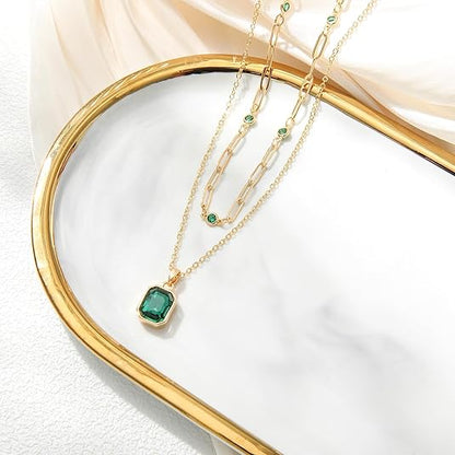 Smaragdi Clover Pendant Kaulakoru | Kulta