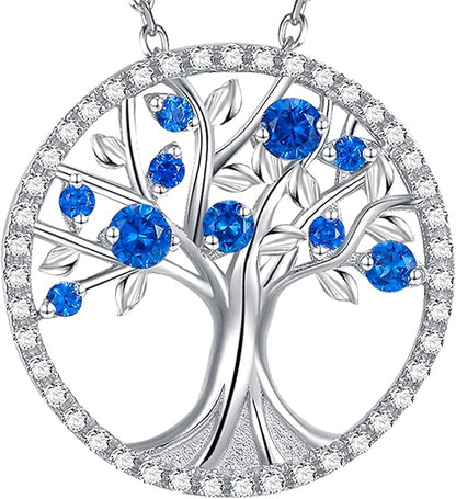 Tree of Life Safiiri Kaulakoru | Valkoinen Kulta