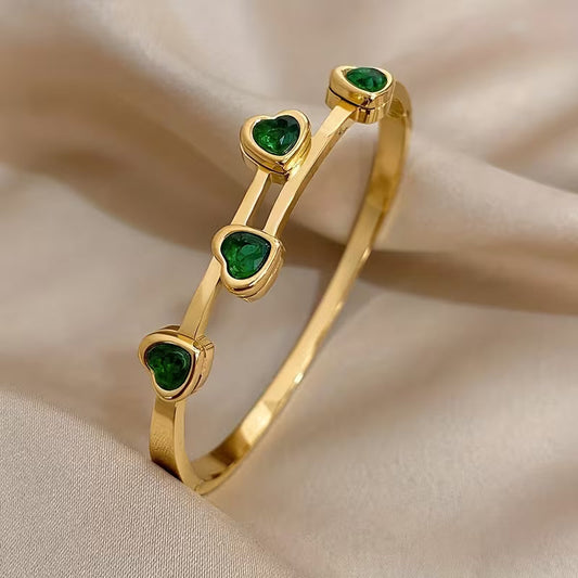 Verde Sydämet Rannekoru | Kulta
