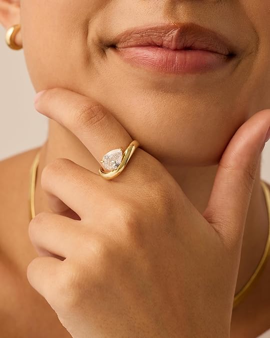 Wavy Promise Sormus | Kulta