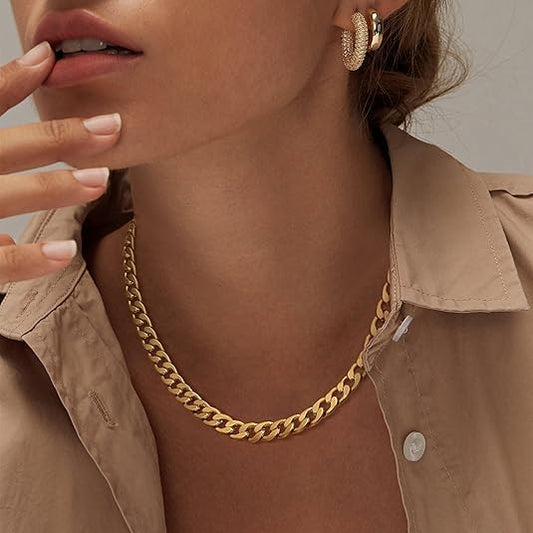 Chunky Cuban Link Kaulakoru | Kulta