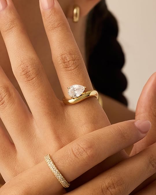 Wavy Promise Sormus | Kulta