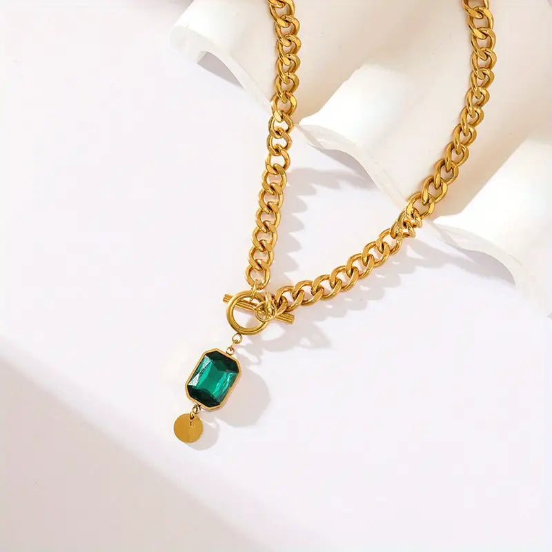 Kulta Smaragdi Chain Kaulakoru