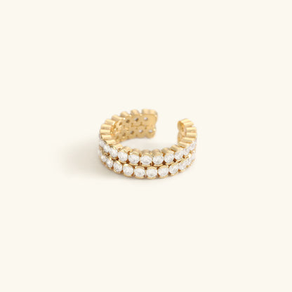 Cassandra Studded Kulta Sormus