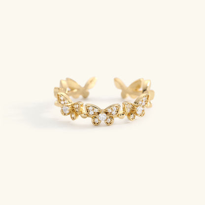 Colleen Butterfly Kulta Sormus