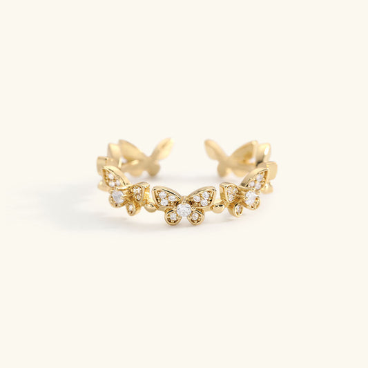 Colleen Butterfly Kulta Sormus