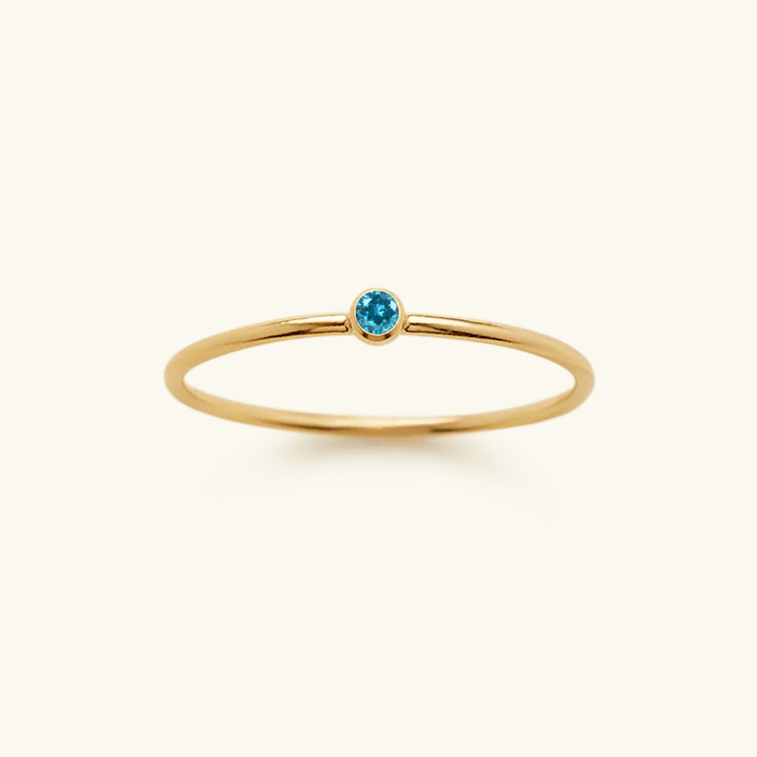 Amelia Birthstone Stacker Sormus