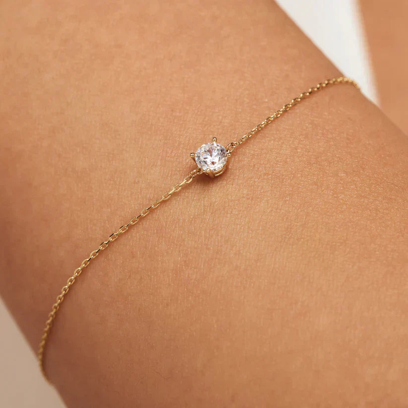 Cléa Moissanite Kivi Rannekoru | Kulta
