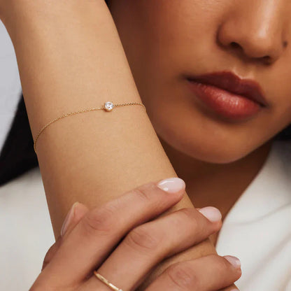 Cléa Moissanite Kivi Rannekoru | Kulta