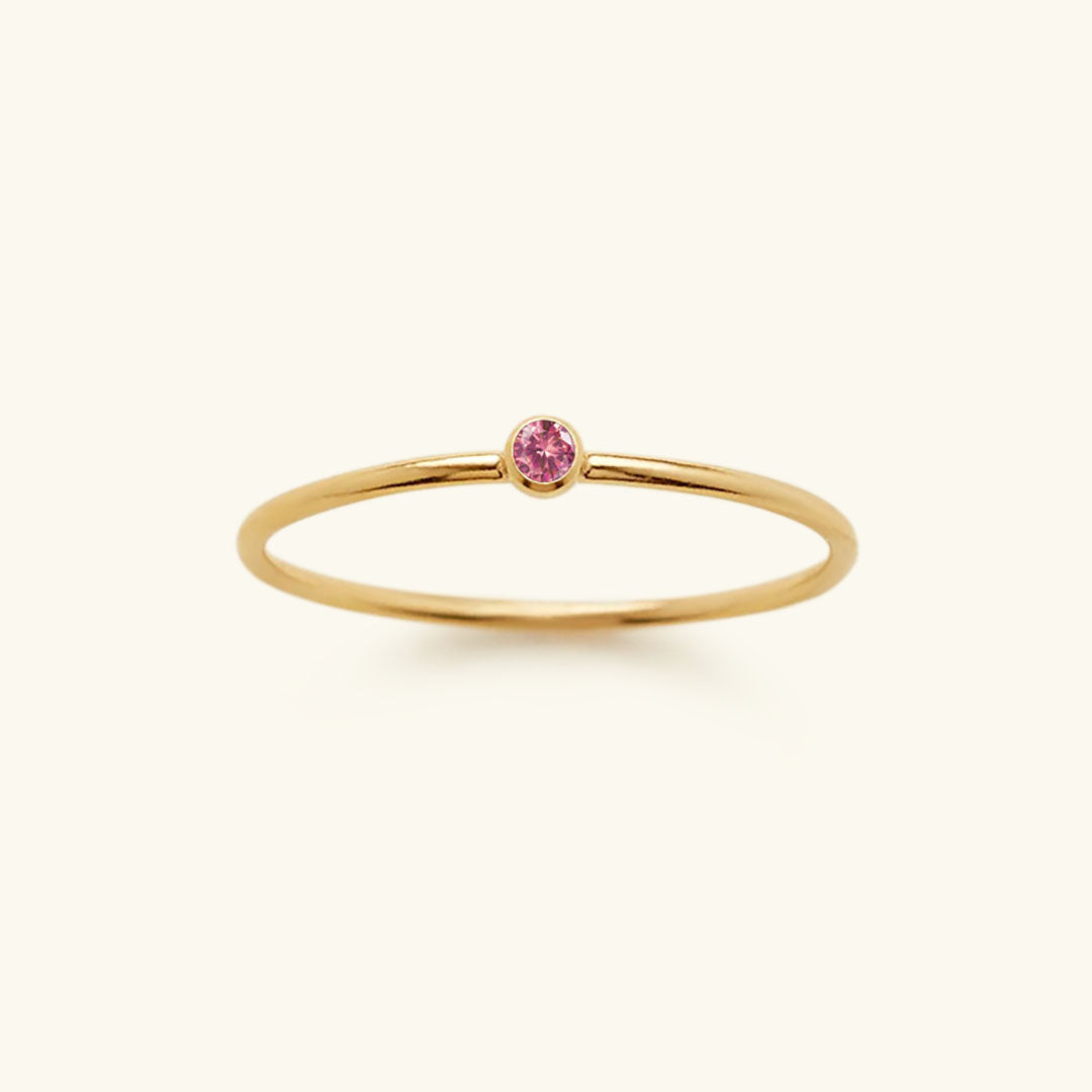 Amelia Birthstone Stacker Sormus