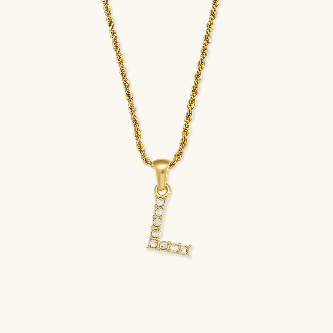 Maeve Letter Initial Timantti Kaulakoru