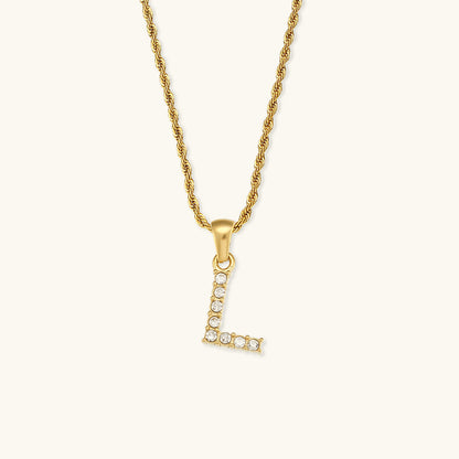 Maeve Letter Initial Timantti Kaulakoru