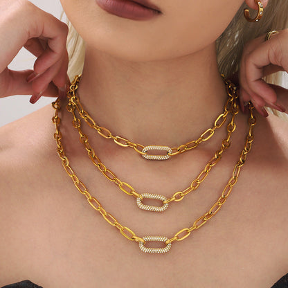Paved Chunky Chain Link Korusetti | Kulta