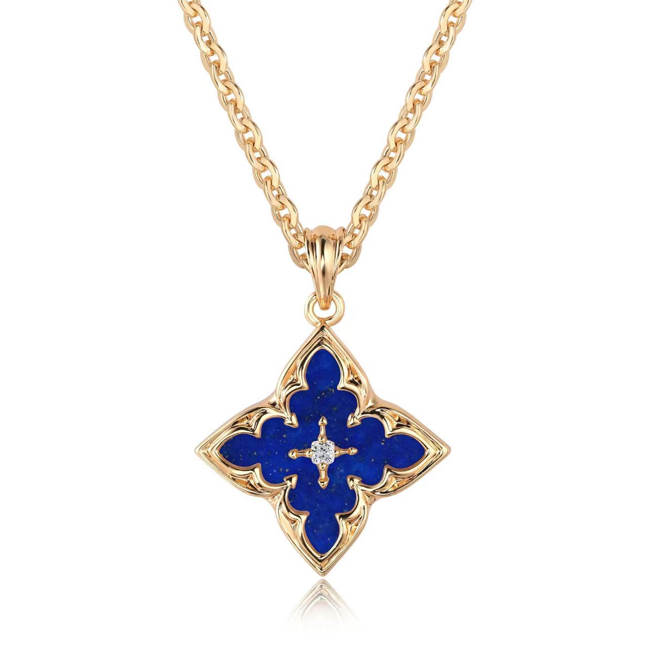 Brown Clover Pendant Kaulakoru | Kulta
