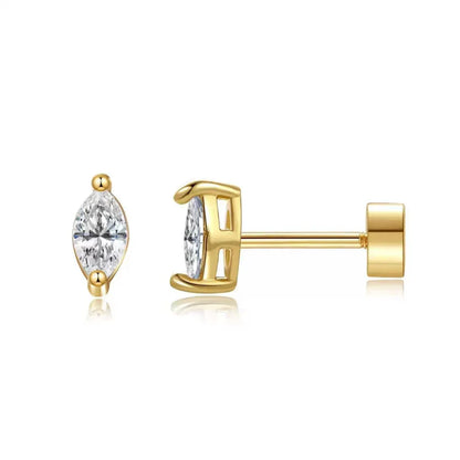 Pear Cut Studs | Kulta