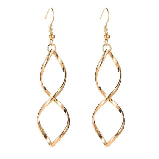 Spiral Dangle Korvakorut | Kulta