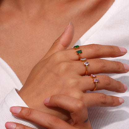 Fedilia Gemstone Sormus