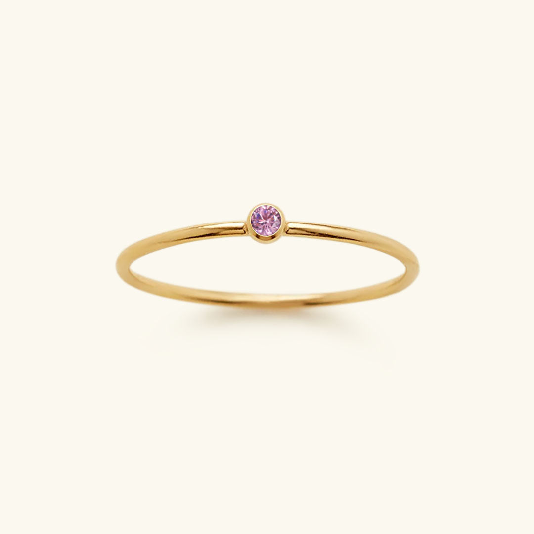 Amelia Birthstone Stacker Sormus