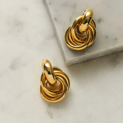 Statement Interlocking Korvakorut | Kulta
