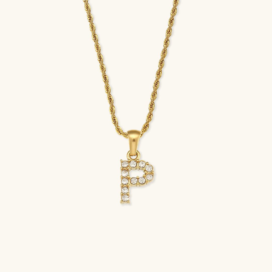 Maeve Letter Initial Timantti Kaulakoru