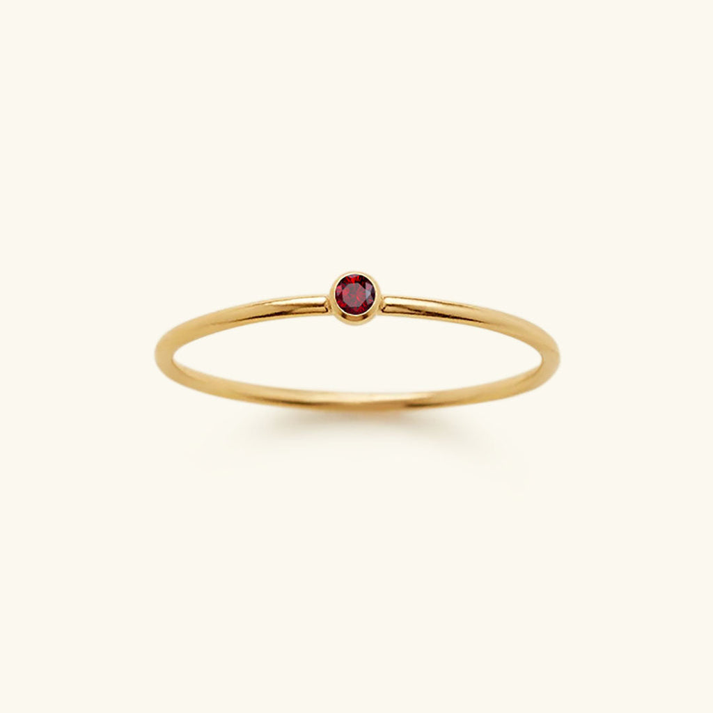 Amelia Birthstone Stacker Sormus