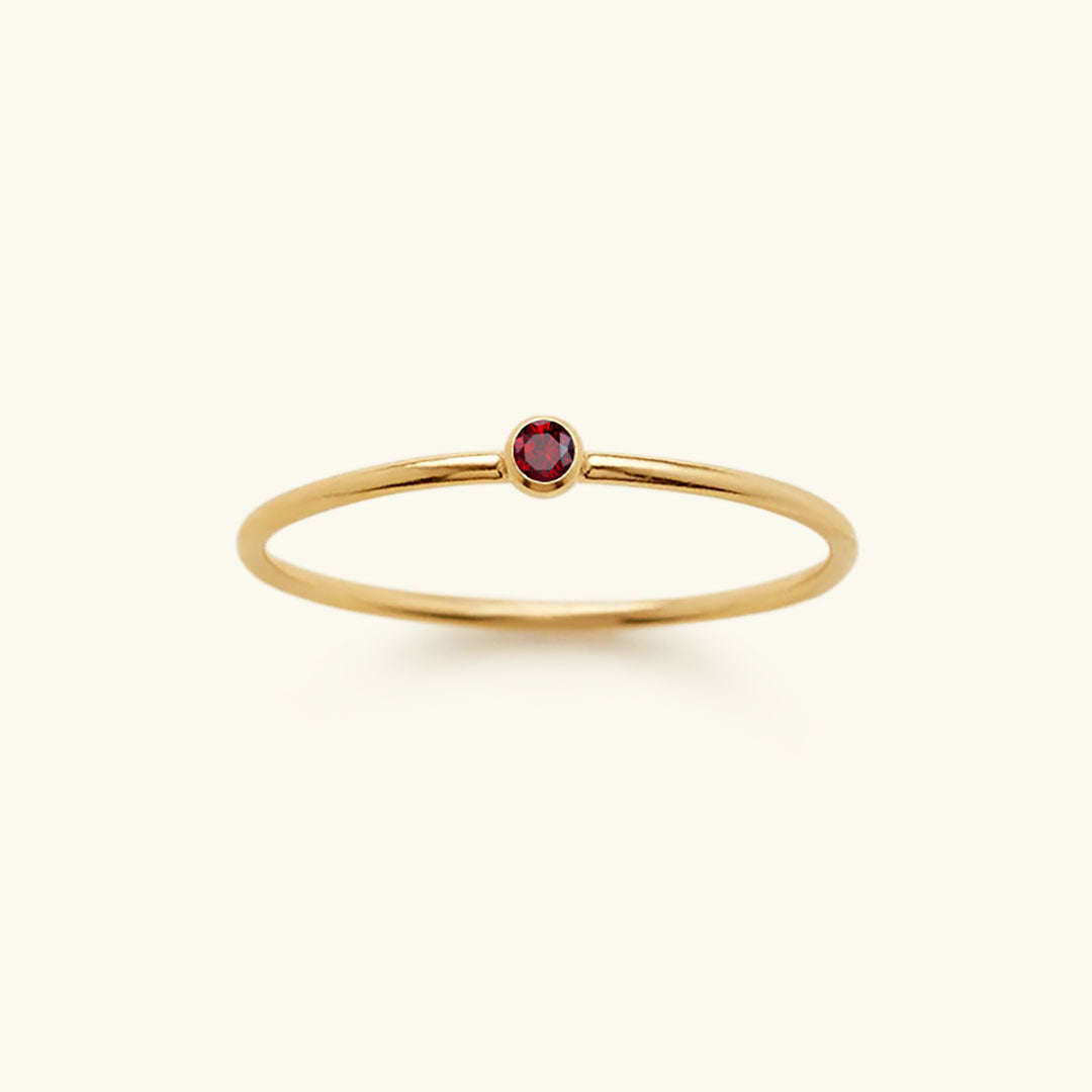 Amelia Birthstone Stacker Sormus