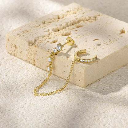 Audra Chain Cuff Korvakoru