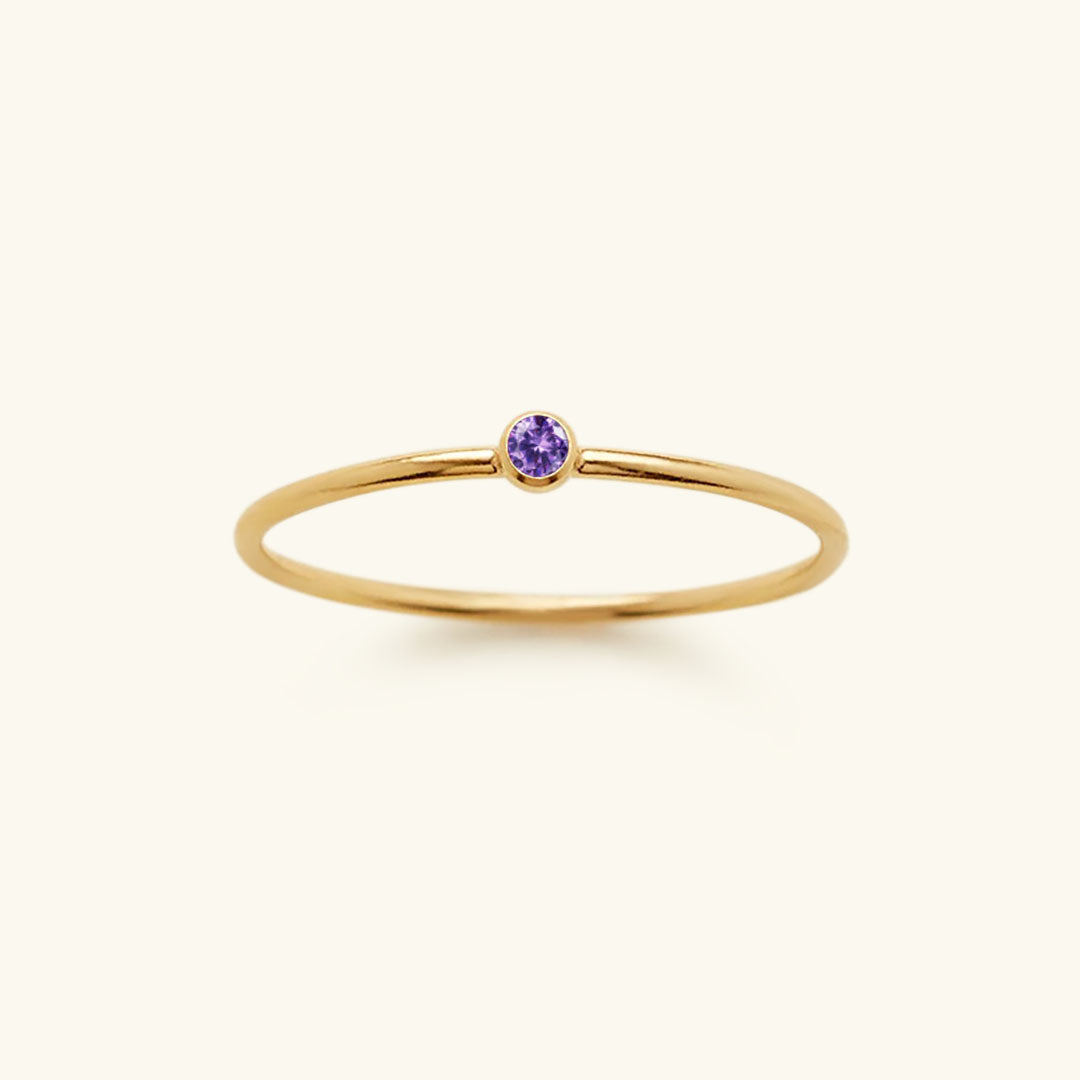Amelia Birthstone Stacker Sormus