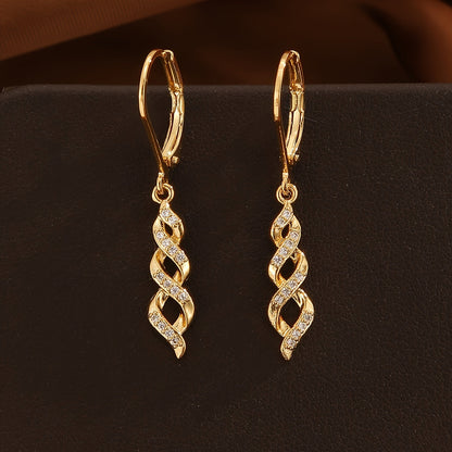 Shimmer Twist Ava Korvakorut | Kulta