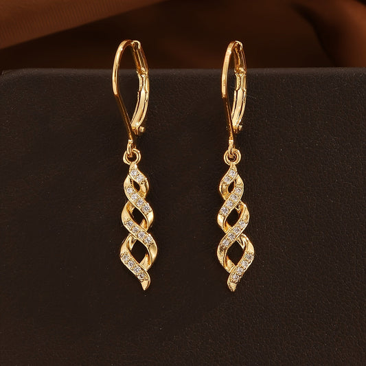 Shimmer Twist Ava Korvakorut | Kulta