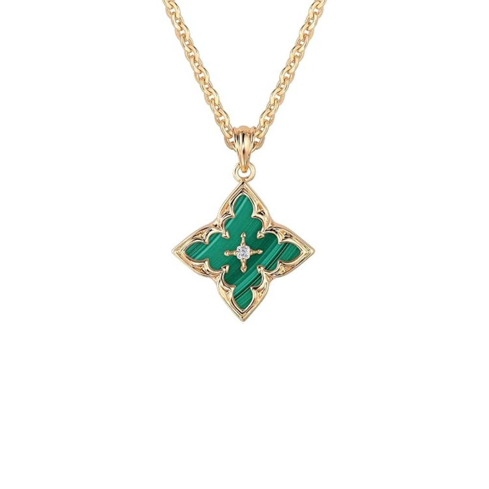 Smaragdi Clover Pendant Kaulakoru | Kulta