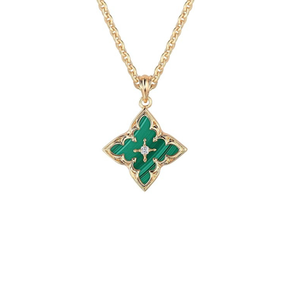 Smaragdi Clover Pendant Kaulakoru | Kulta