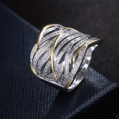 Hopea and Kulta Woven Band Sormus