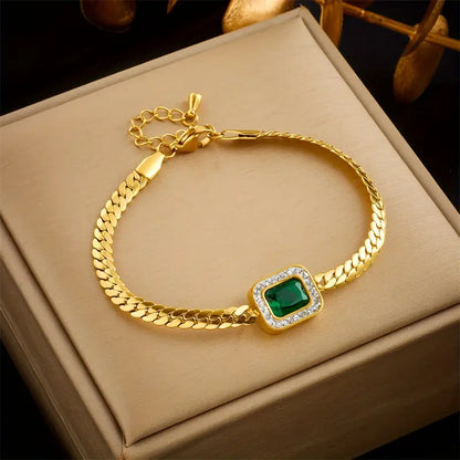 Kulta Smaragdi Chain Rannekoru
