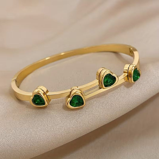 Verde Sydämet Rannekoru | Kulta