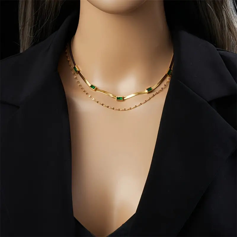 Sister Gem Double-Layer Retro Kaulakoru | Kulta