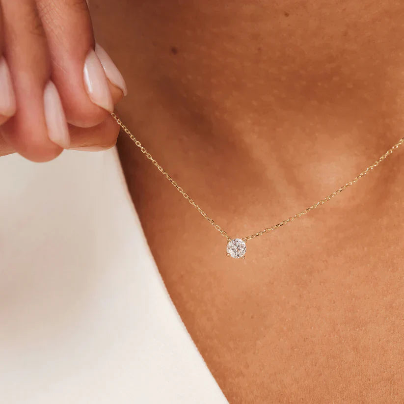 Cléa Moissanite Kivi Kaulakoru | Kulta