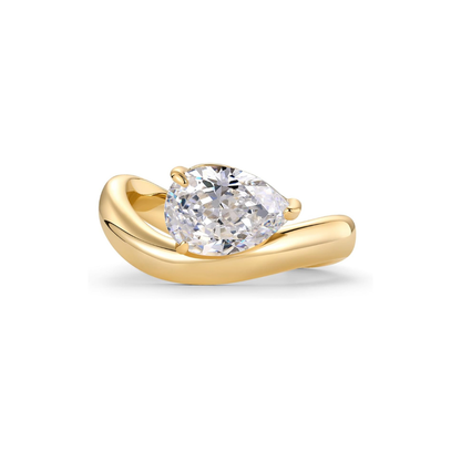 Wavy Promise Sormus | Kulta